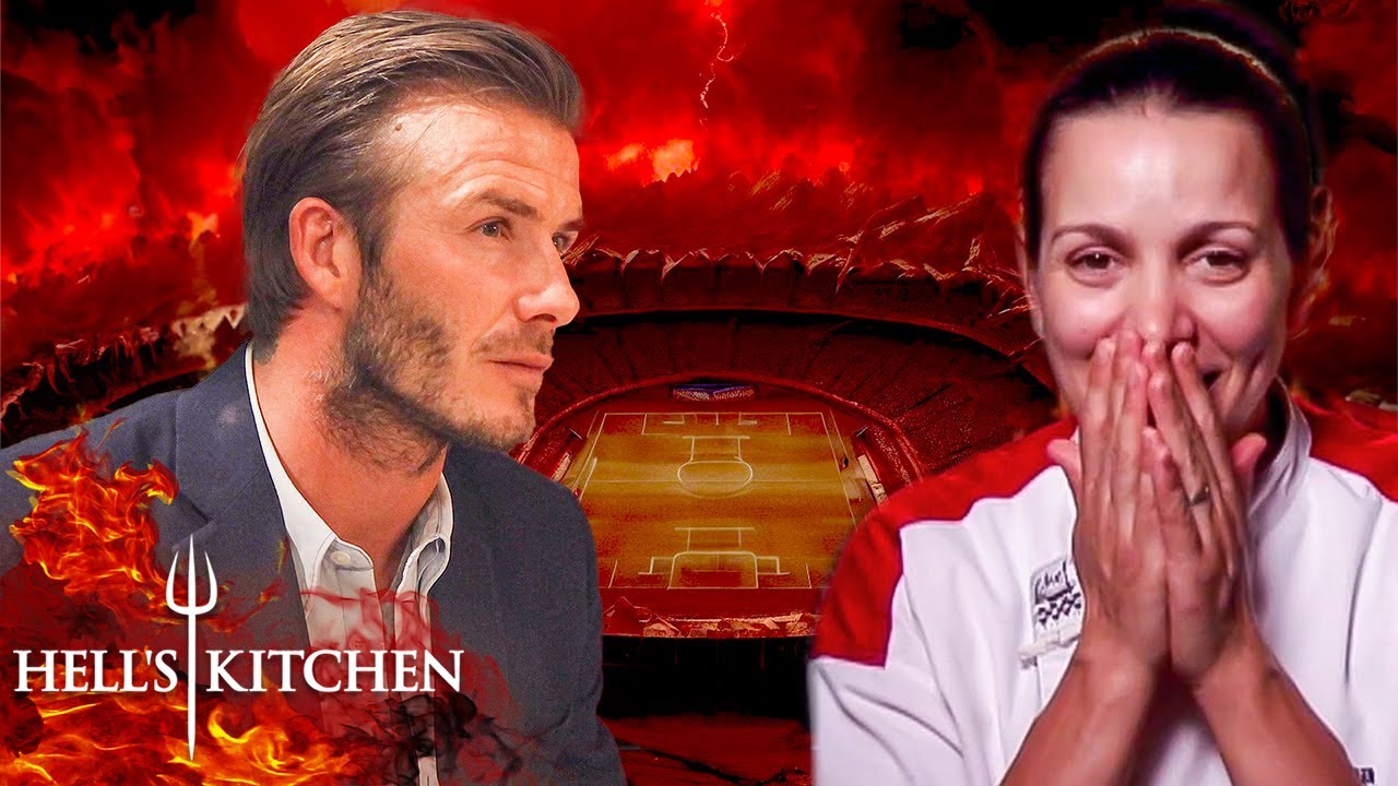 Soccer Star David Beckham Dines At Hell's Kitchen