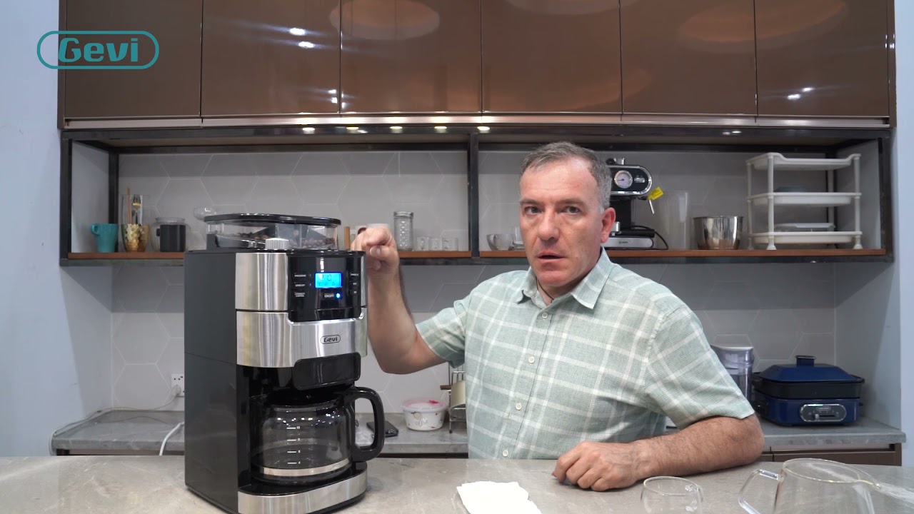 How To Make 4 Cup of Coffee by Beans with Gevi Grind & Brew Coffee Maker GECMA025A-U (Pre - Upgrade)