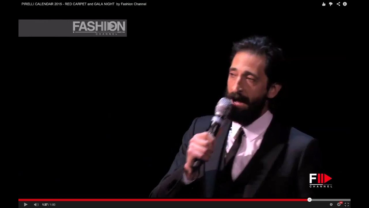 RED CARPET and GALA NIGHT - PIRELLI CALENDAR 2015 by Fashion Channel