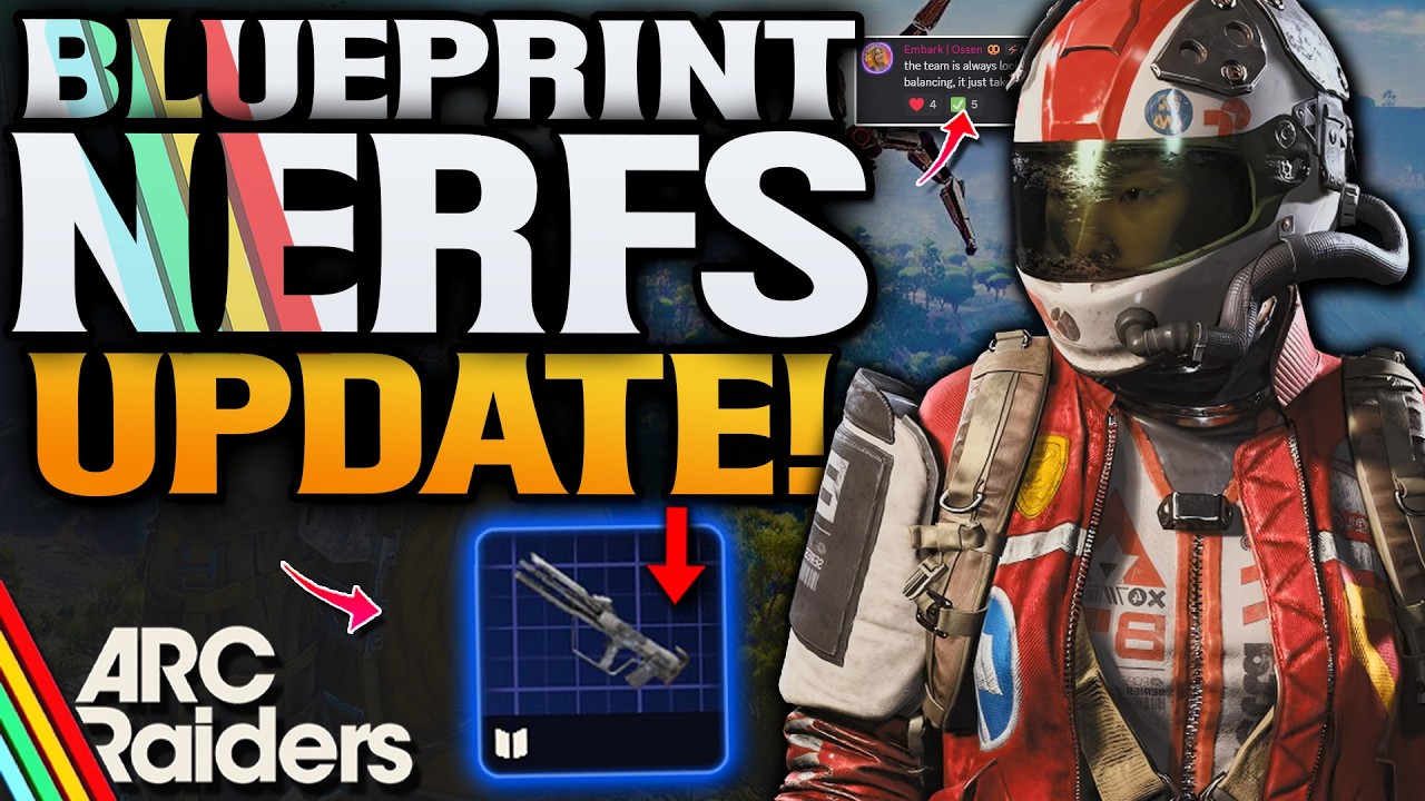 🔴ARC Raiders Nerf Update! Testing Blueprint Drop Rates!