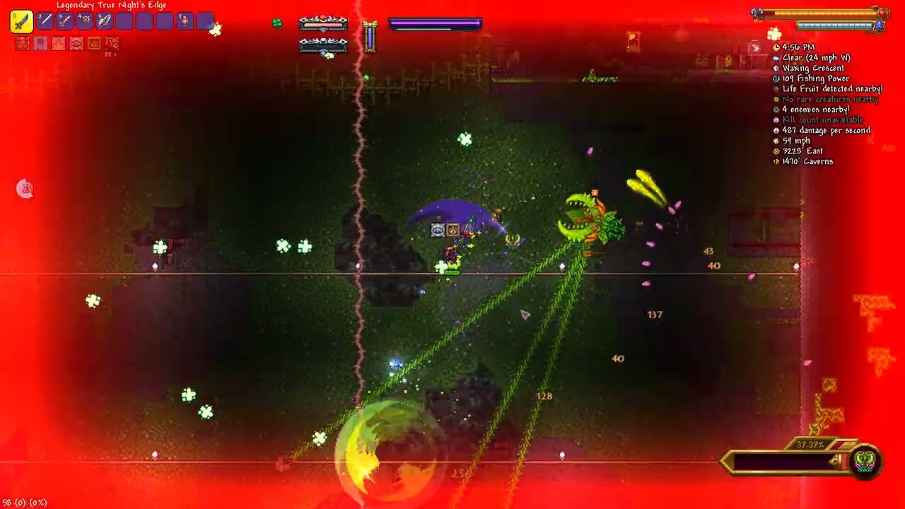 Plantera - Infernal Eclipse of Ragnarok | Ragnarok Mode + Melee