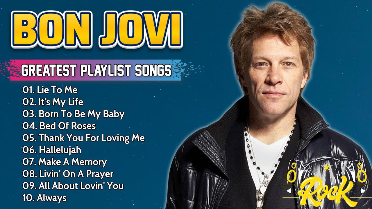 Bon Jovi Greatest Hits Full Album - Relive the Classic Rock Sound of the 80s and 90s