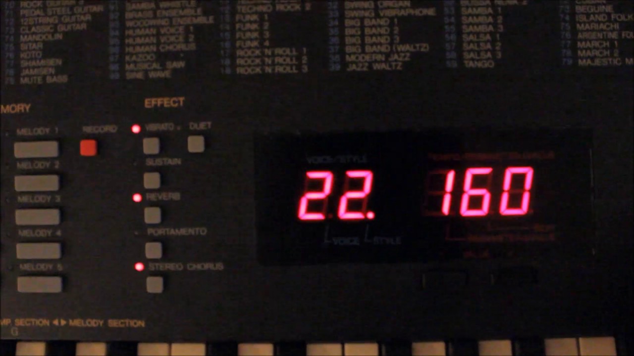 Yamaha Porta-Sound PSS-680 Tutorial