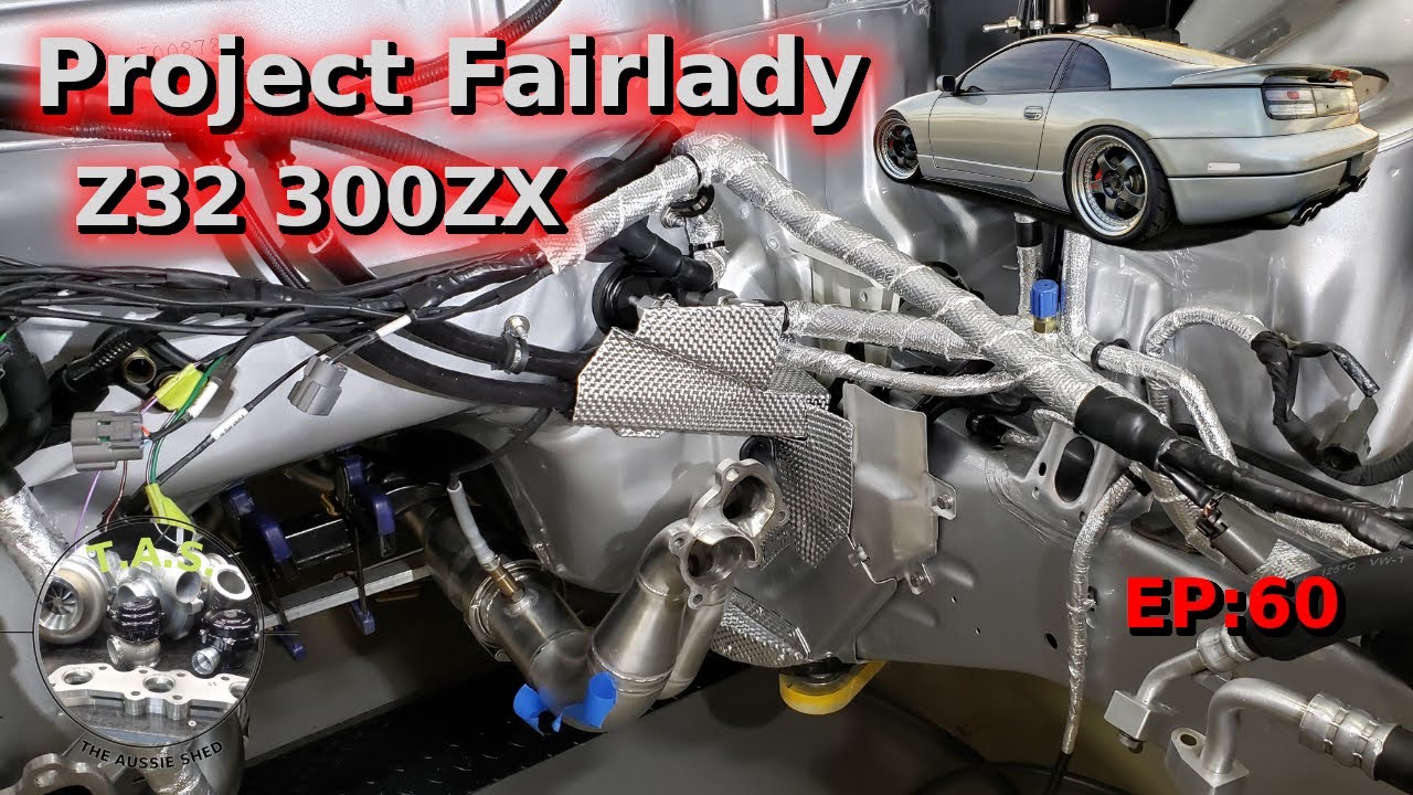Engine Bay Heat Shielding. Project Fairlady The Nissan Z32 300zx Twin Turbo Mega Build.