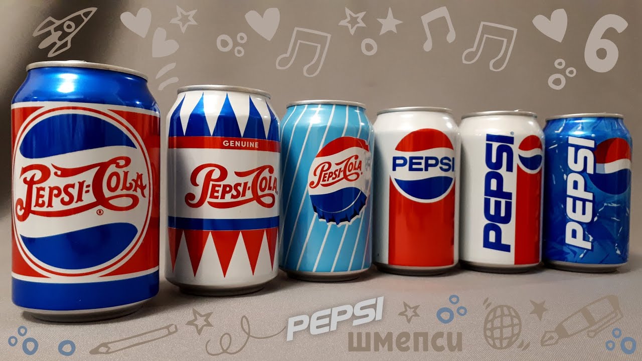 Коллекция баночек Пепси ретродизайн | Pepsi Cola Cans Retro Design 2018 Russia Limited Edition