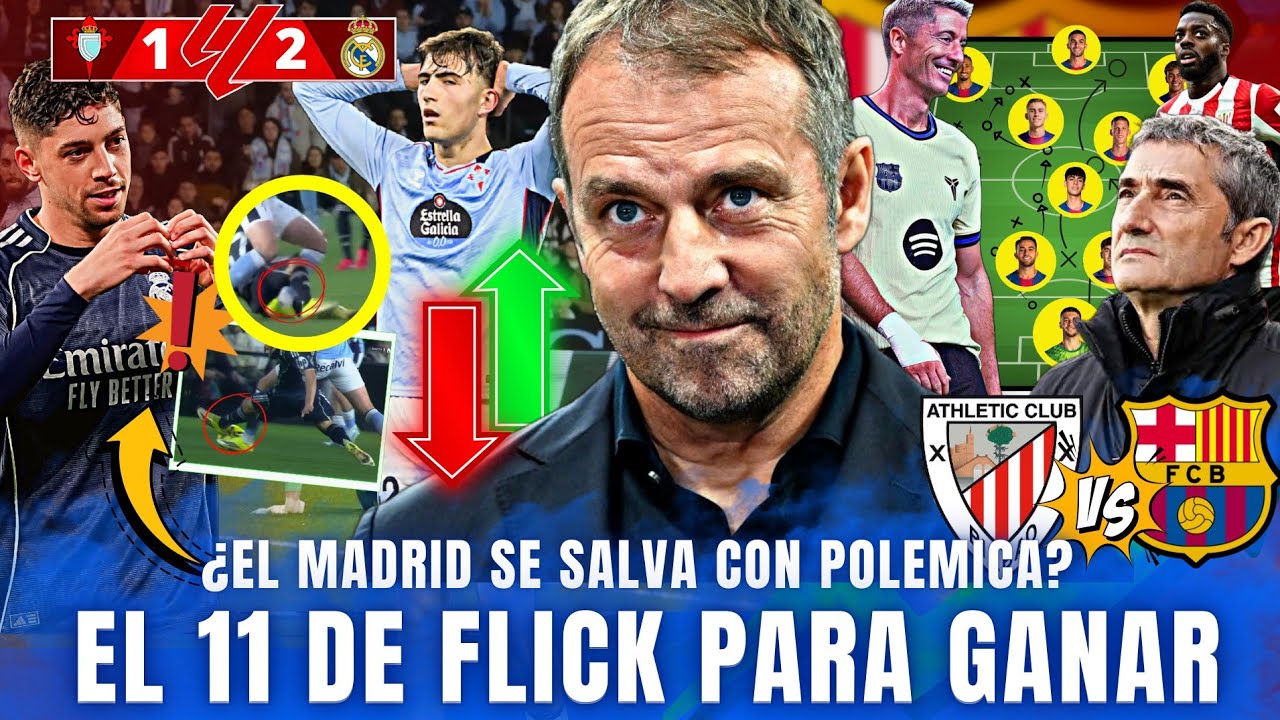 Flick VS Valverde : La trampa del Athletic | Las 2 CLAVES Tácticas para GANAR | El Madrid Se salva