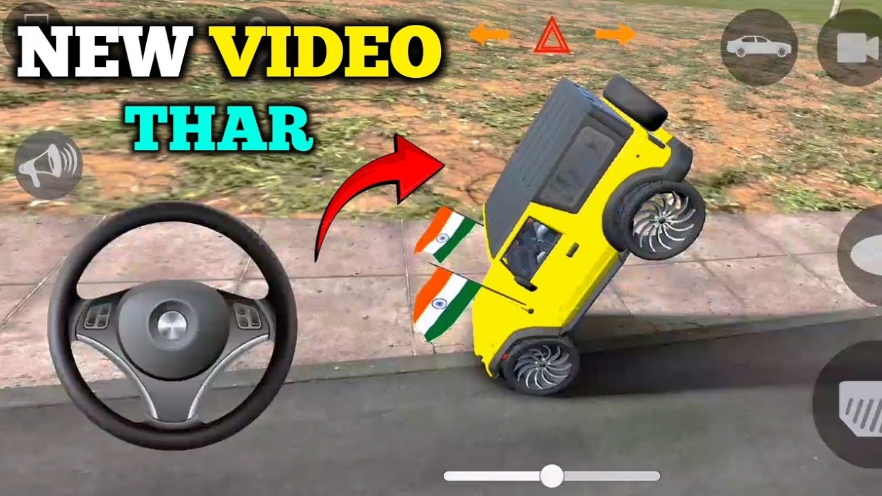 Modified Mahindra Thar😈Games:Indian White Thar (Gadi Wala Game) Car Game Android Game - #2026