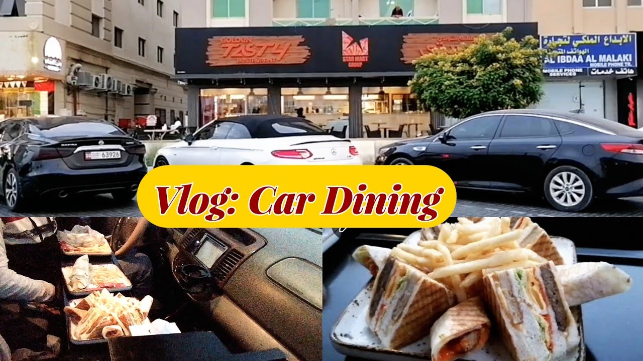 Vlog: Car Dining || Dining in Car || Car Restaurant