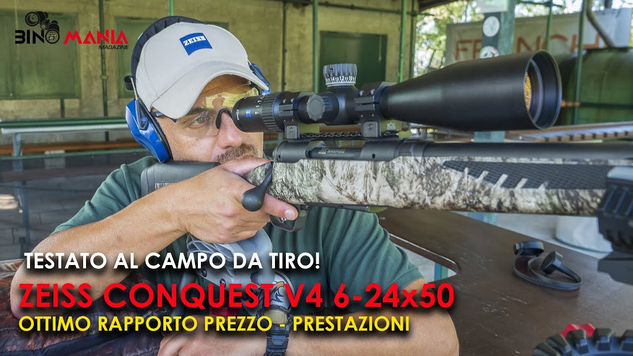 Ho testato il cannocchiale Zeiss Conquest V4 6-24x50: performance top e prezzo giusto