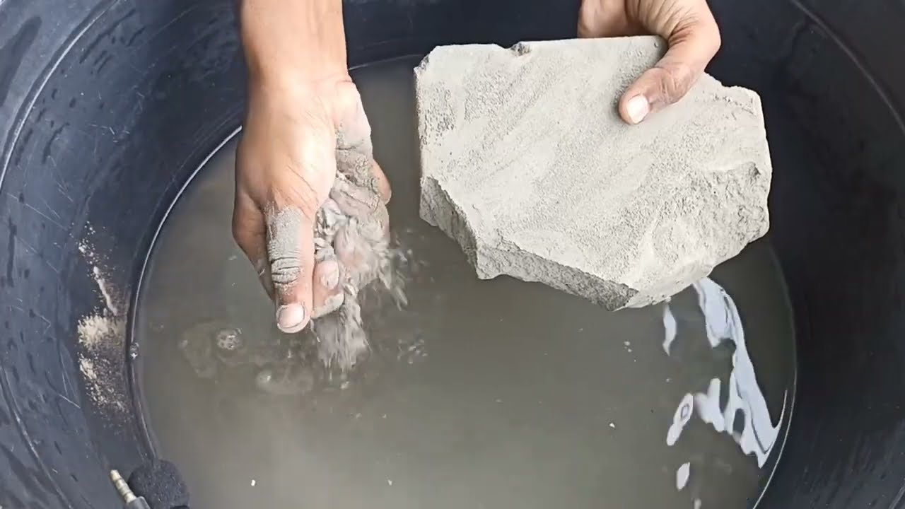 Pure cement crumbling 💦#purecement #asmr #asmrvideo #cement #satisfying #happy #sleep #mouthwatering