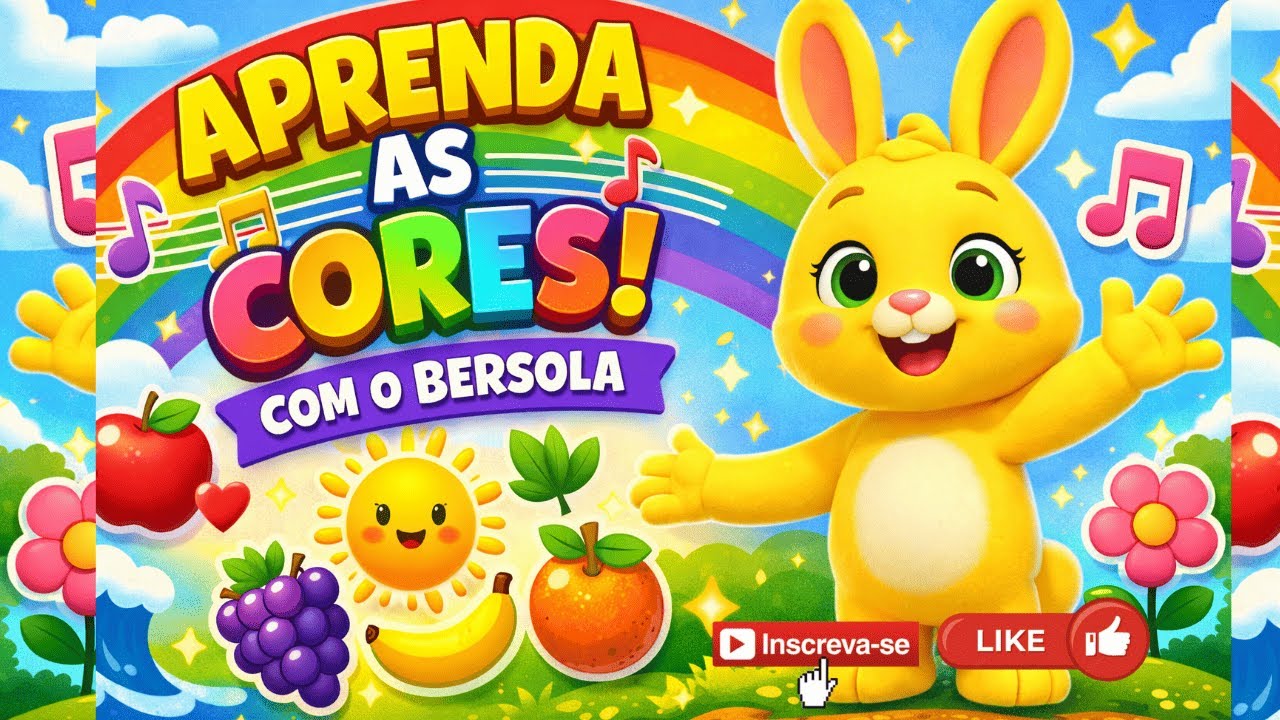 Cores para Crianças | Canção Educativa com o Bersola 🌈🎵