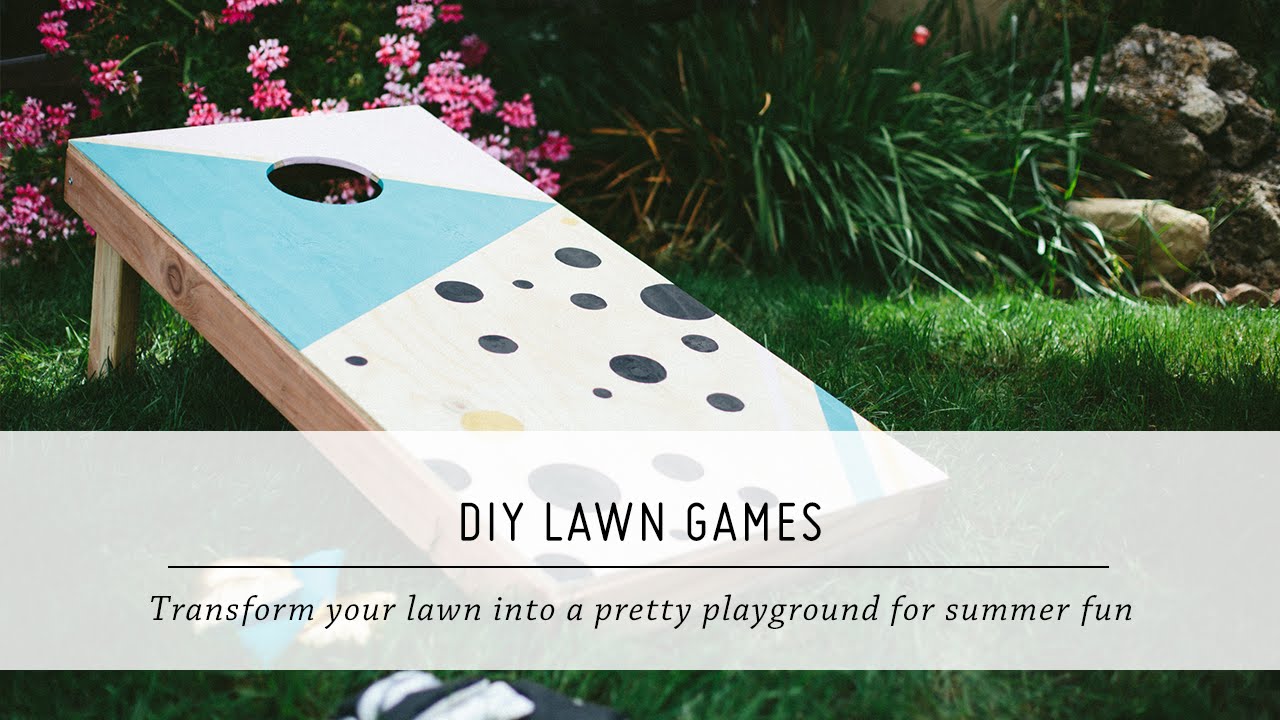 DIY Lawn Games | Summer Yard & Outdoor Decor Tutorial | Mr. Kate