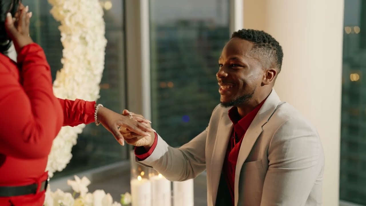Marcus & Shaquetta | Sunset Penthouse Proposal 