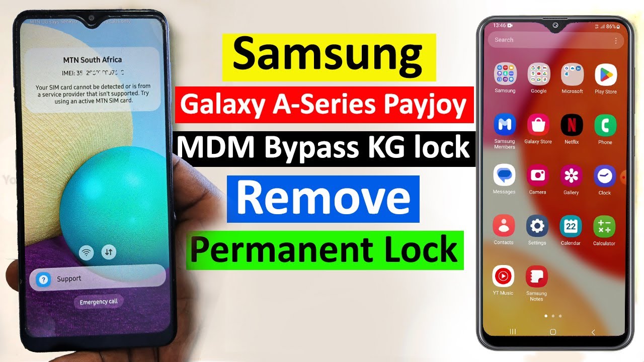 How to Unlock Samsung a04e Phone locked remove kg lock Samsung Galaxy a04