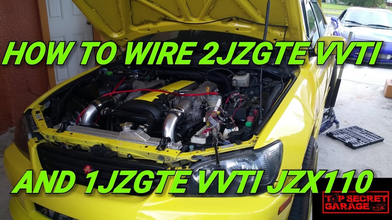 КАК ПОДКЛЮЧИТЬ 2JZGTE VVTI И 1JZGTE VVTI JZX110