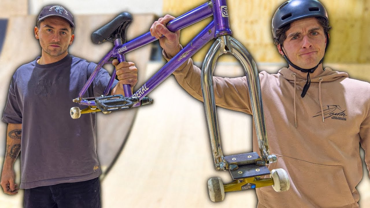 ON MÉLANGE UN SKATE ET UN BMX ! Ft @JosephGarbaccio