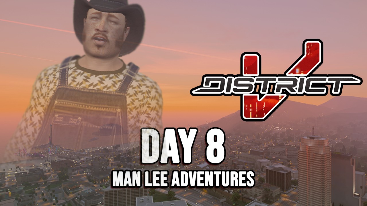 【GTA V RP】Man Lee was in a coma yesterday. It's time to be a real farmer【#DistrictV | Day 8】
