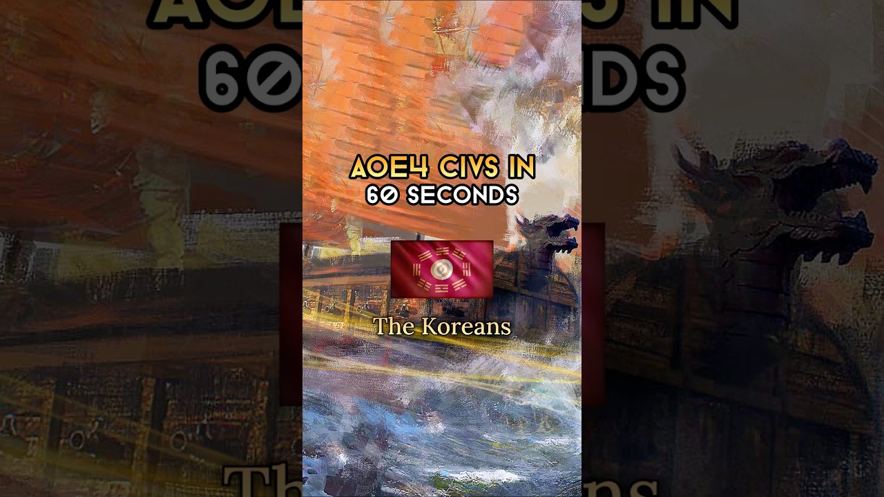 Корейцы &mdash; Цивилизации AOE4 за 60 секунд #aoe4 #korea