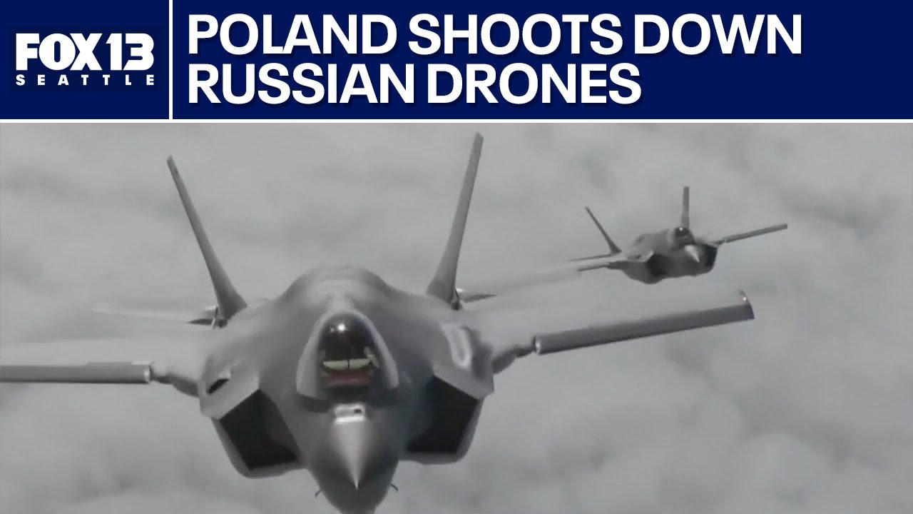 Poland shoots down Russian drones during Ukraine attack