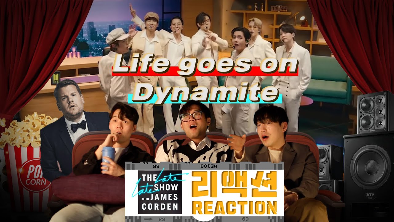[ENG SUB]🇺🇸 BTS James corden Show ''Life Goes On & Dynamite'' REACTION l 방탄소년단 '라이프고스온&다이너마이트' 리액션🎬