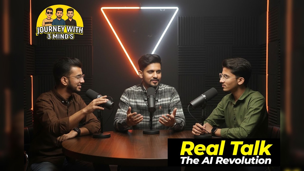 AI Is Changing Everything 🚀 | Future of Jobs & Life | Podcast #journeywith3minds #podcast