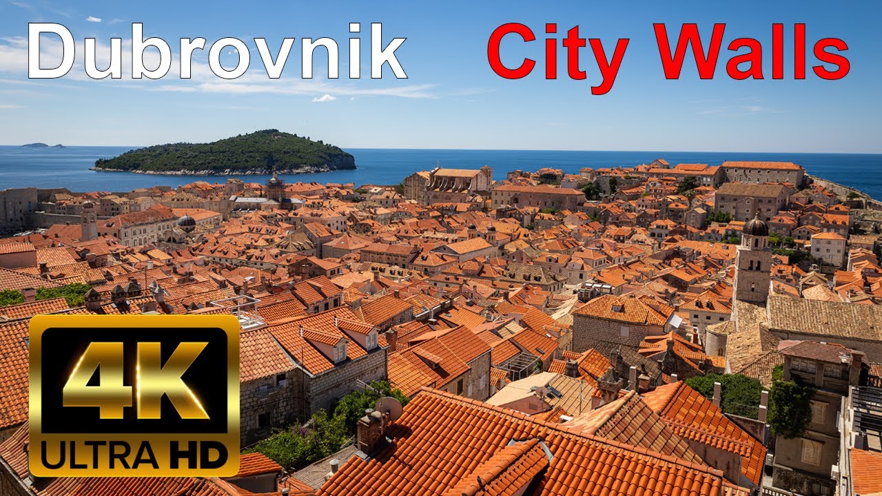 Dubrovnik Croatia 🇭🇷 4K Walking on the City Walls
