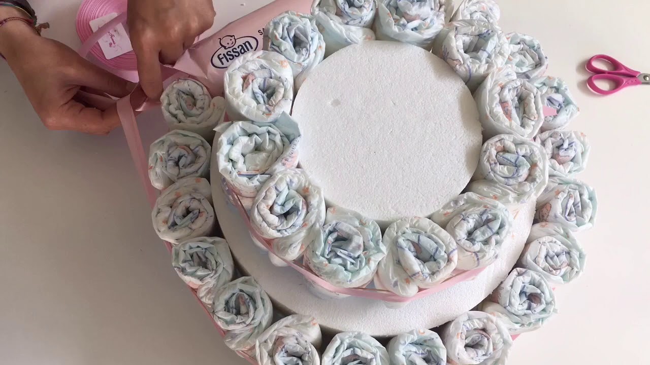 Torta di pannolini - guida fai da te