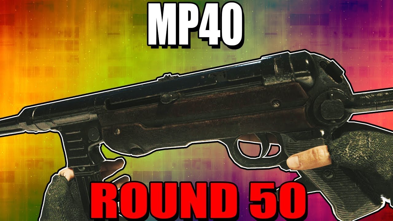 WW2 MP40 ON ROUND 50 - CALL OF DUTY WW2 ZOMBIES
