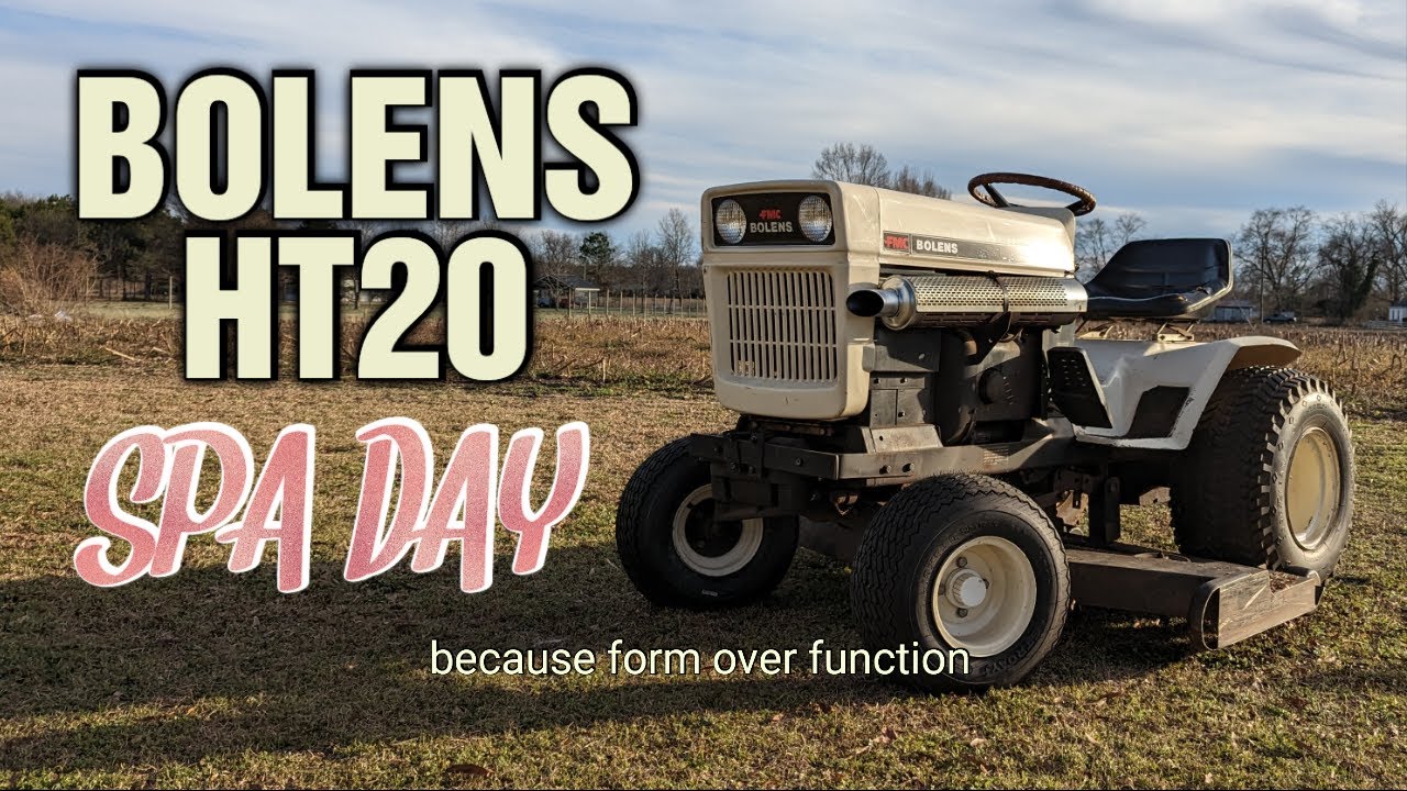 BOLENS HT20 REVIVAL - Tires, Fuel Pump, Tuning and Other Directionless Tinkering.