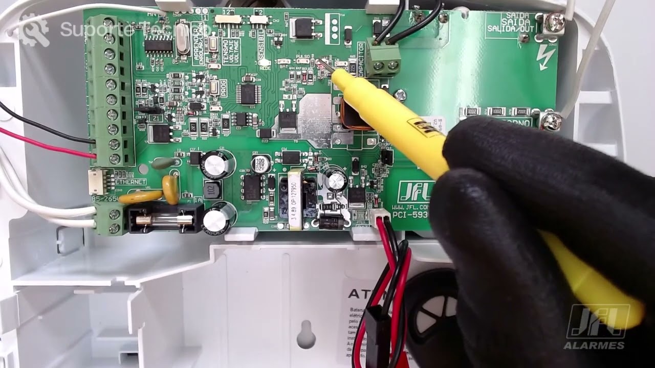 Como programar a zona de alarme nos eletrificadores JFL