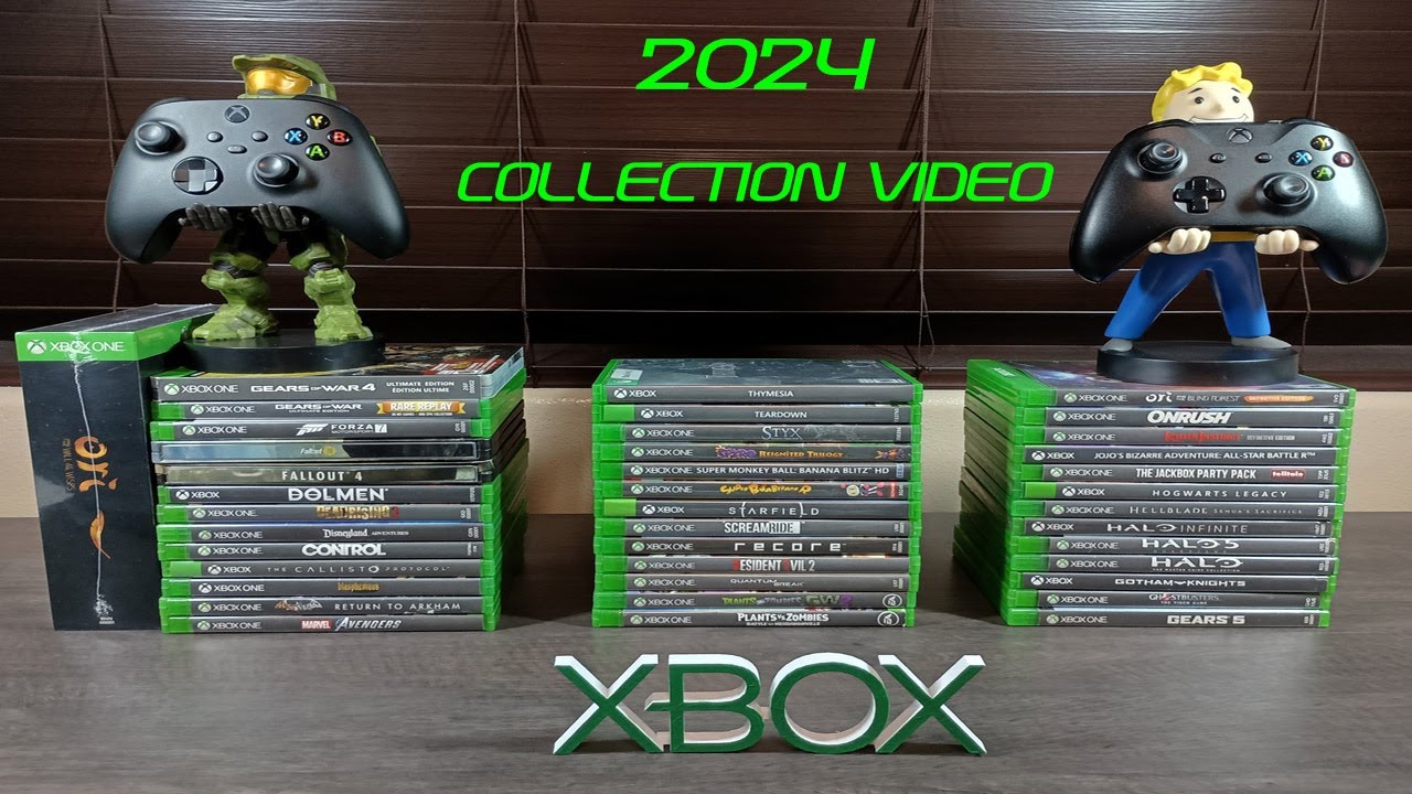Xbox One Series X Collection Video 2024 with 40 games Total!!