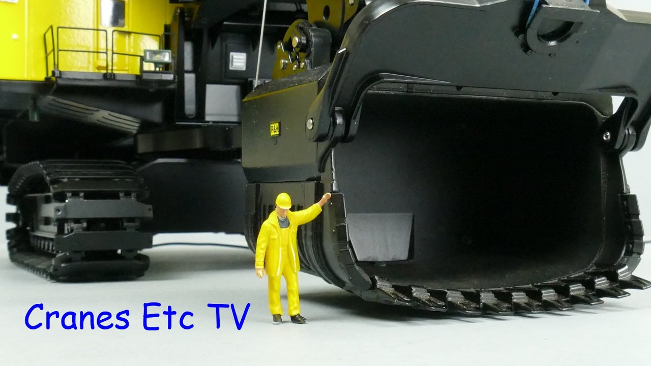 RC HK-Funktionsmodellbau P&H 4100XPC Mining Shovel by Cranes Etc TV