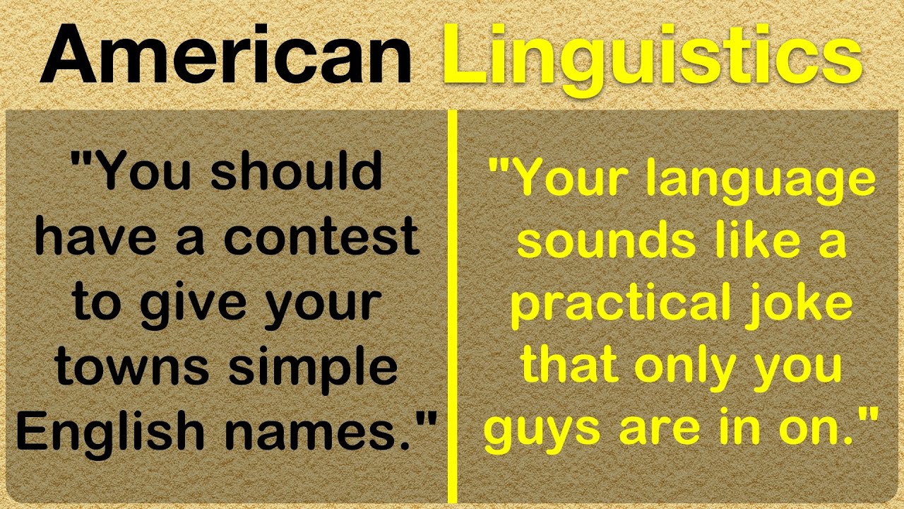 When Americans Try to 'Fix' Foreign Languages