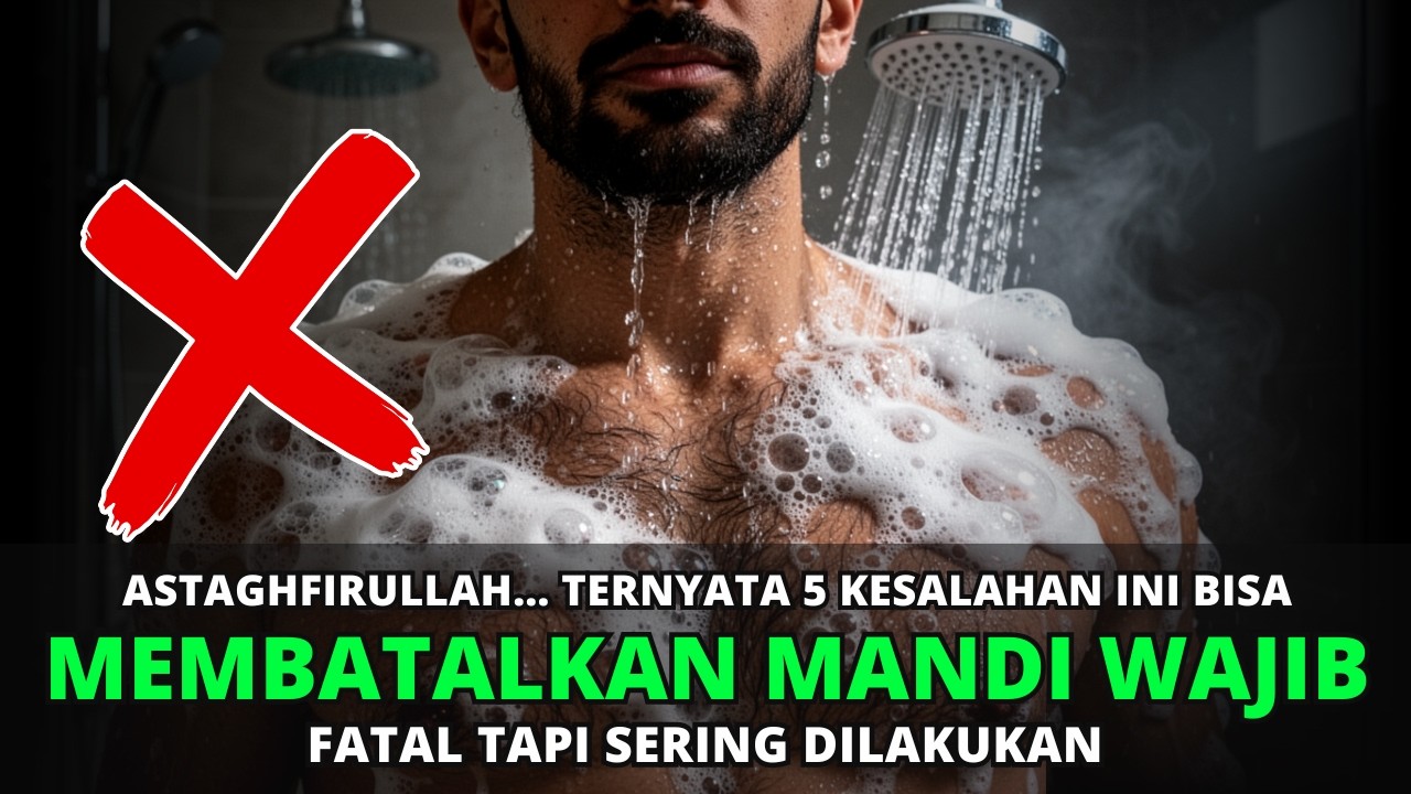 Penting! 5 Hal yang Harus Dihindari Agar Mandi Wajibmu Tidak Sia-sia