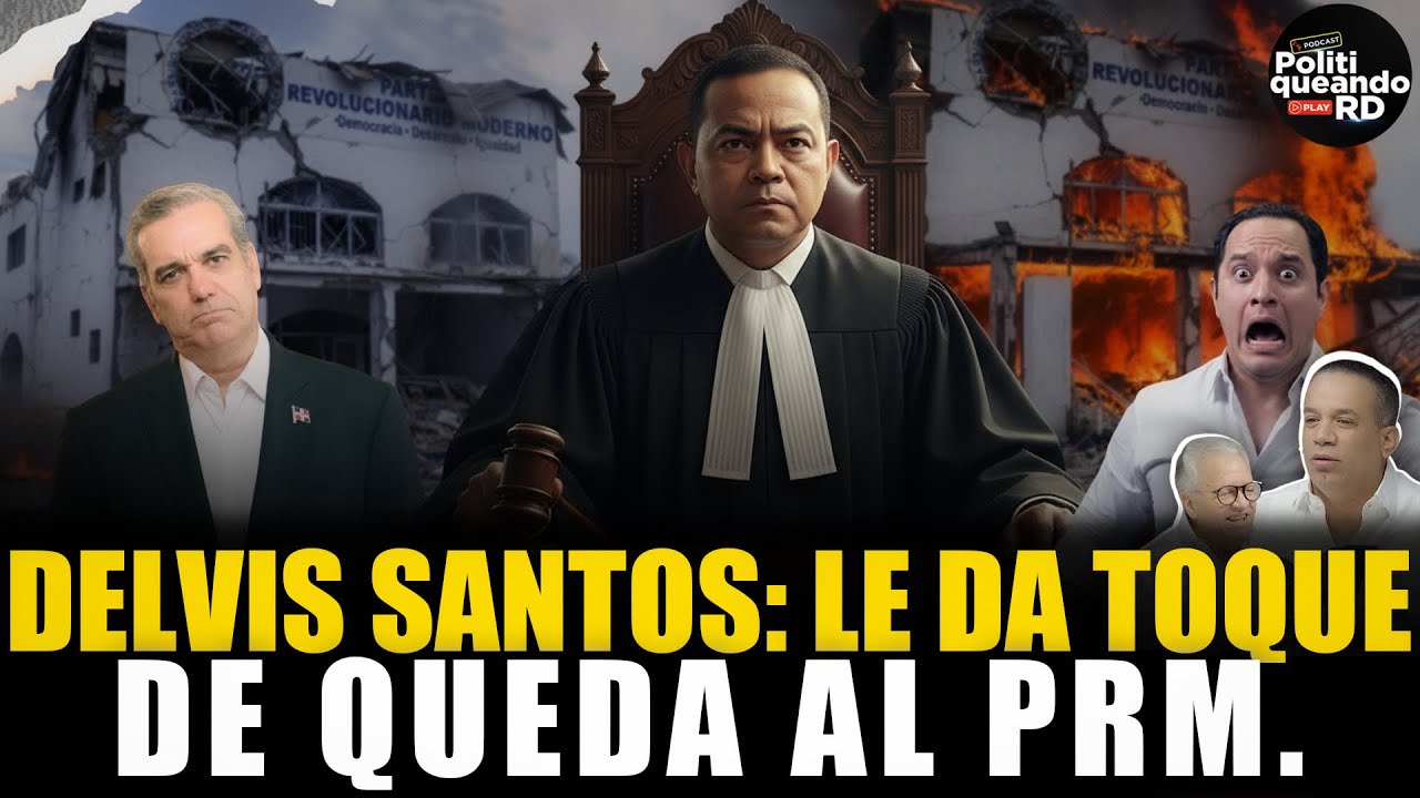 DELVIS SANTOS: LE DA TOQUE DE QUEDA AL PRM PARA EL 2028.😲😲😲