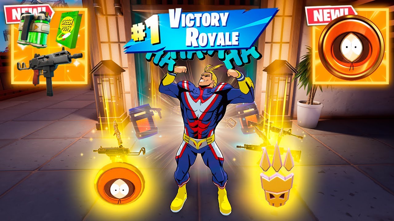 ALL MIGHT vs NEW MYTHIC'S CHALLENGE (NEW!! Fortnite Chapter 7 Season 1)