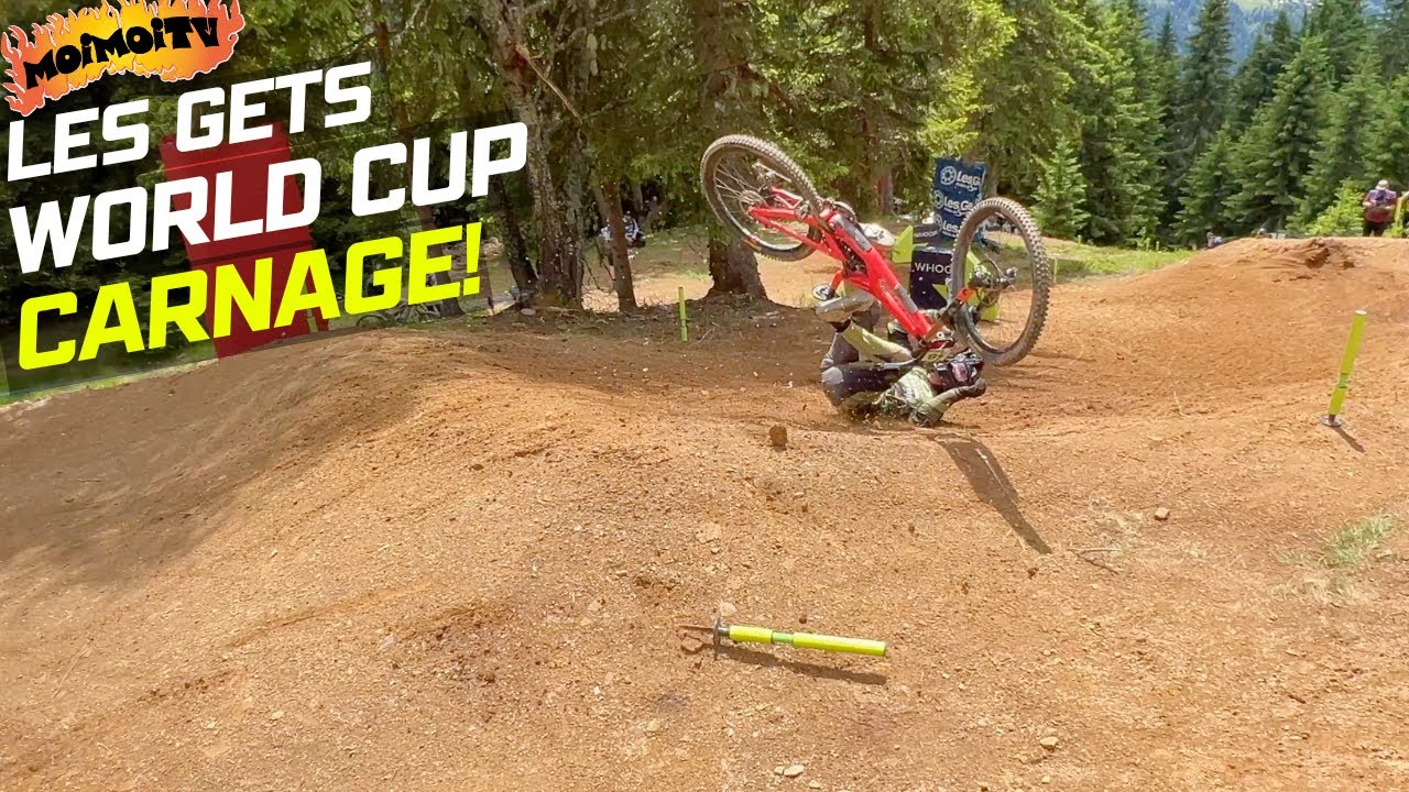 GNARLY PRACTICE - LES GETS DOWNHILL WORLD CUP | Jack Moir |