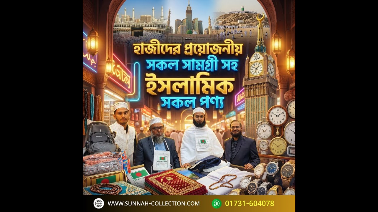 🕋 হাজীদের প্রয়োজনীয় সকল সামগ্রী ও ইসলামিক সকল পণ্য 🕋
