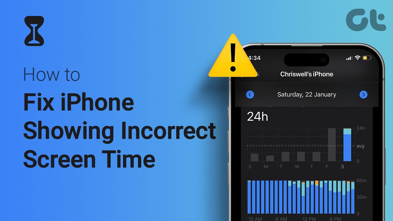 Как исправить неправильное отображение экранного времени на iPhone | Экранное время на iPhone раб...