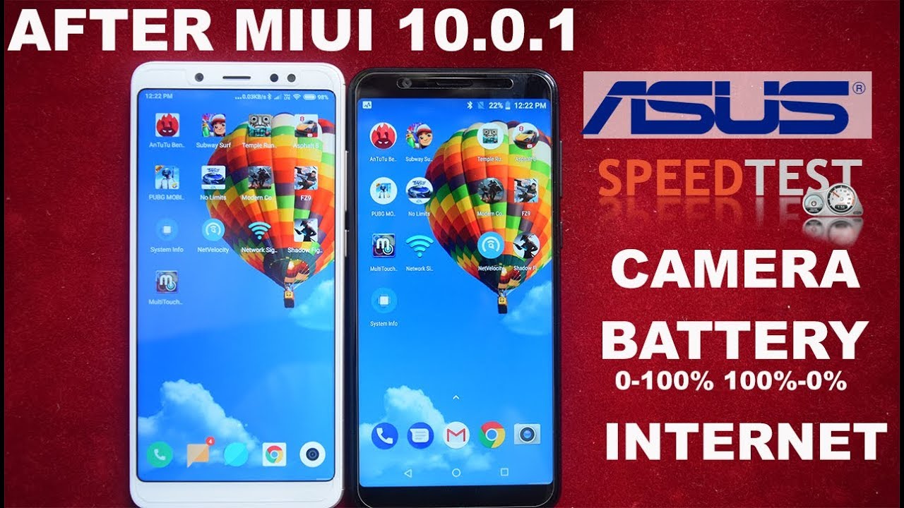 Redmi Note 5 Pro vs Asus Zenfone Max Pro M1 - Extreme Speed#CAMERA#Battery drain/charge