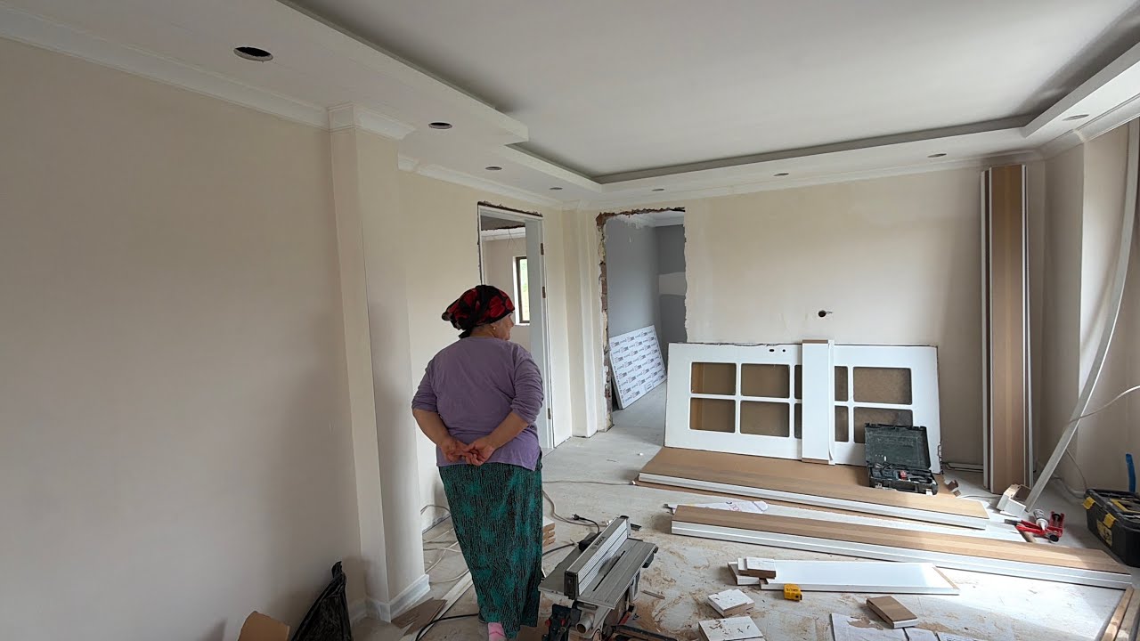 ￼ Alim&rsquo;in evinin kapıları montaja başlandı🏠