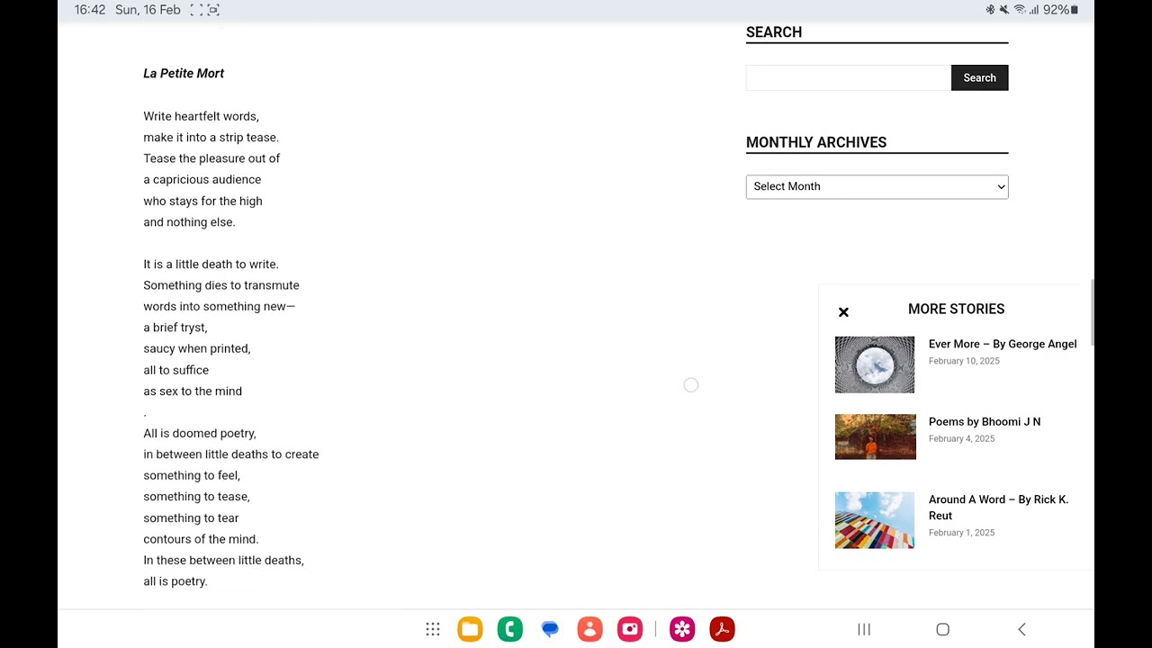 Poems by Tania Alphonsa George