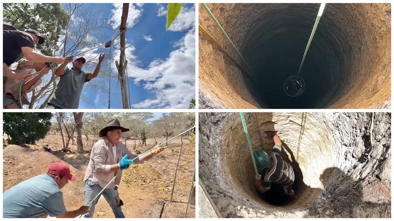 17 metros de profundidad uno de los trabajos más peligrosos en El Salvador 