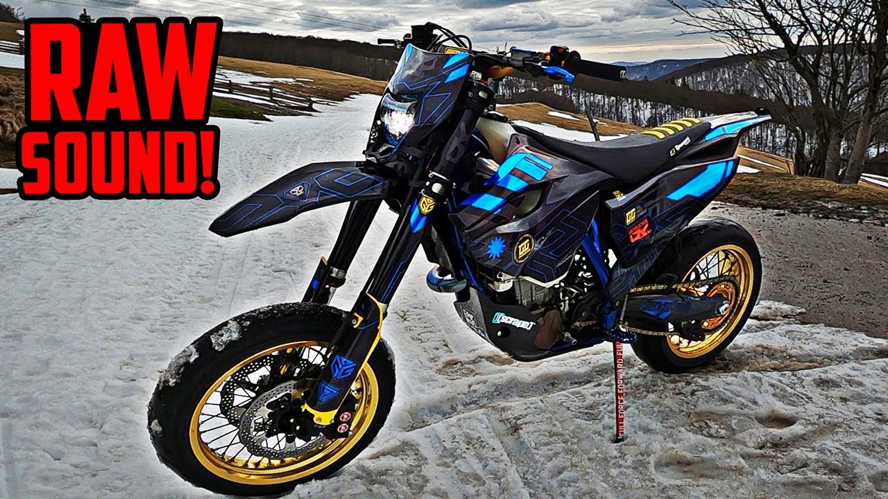 Husqvarna 501 in the mountains | SOUND + WHEELIES