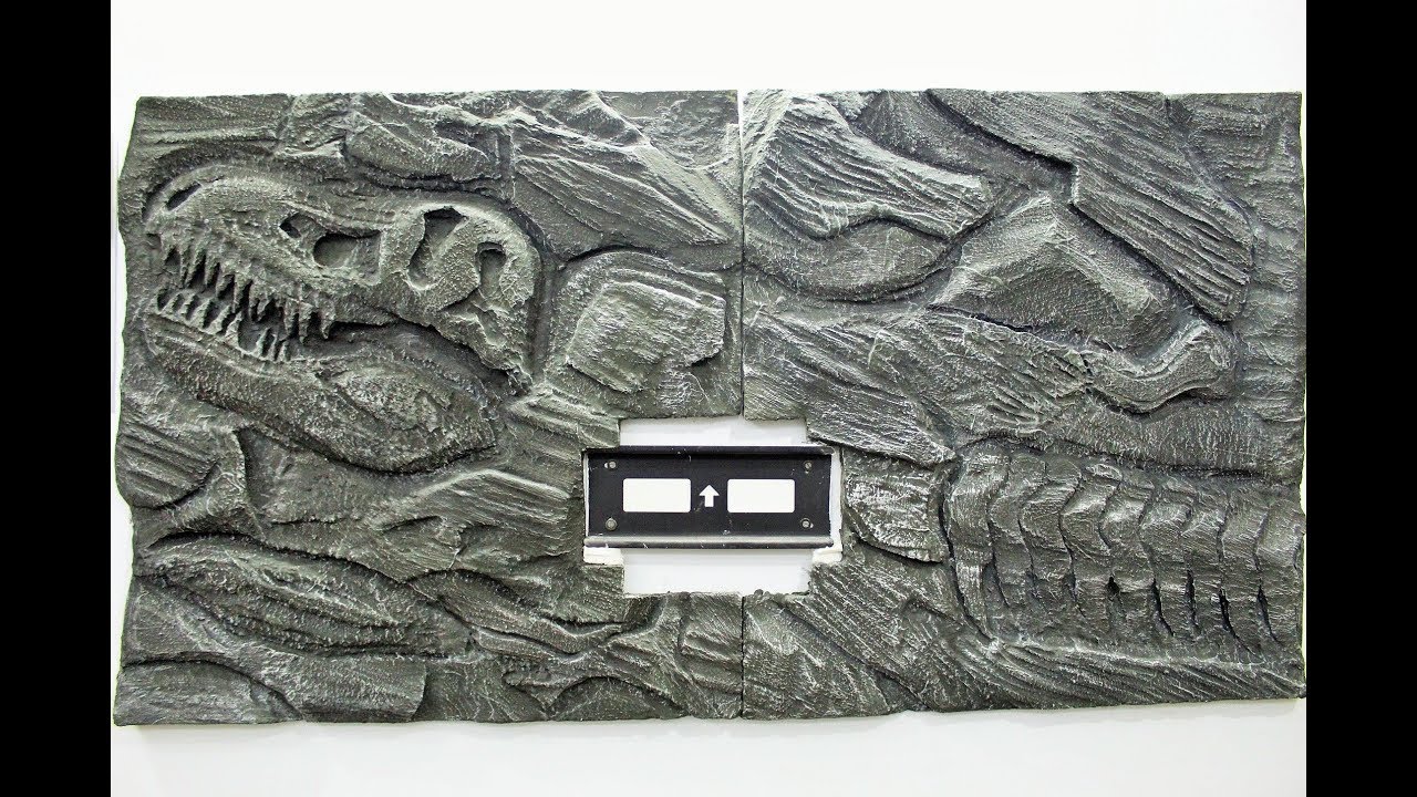 How to make Fossilized Rock Wall Panel using Polystyrene Foam.