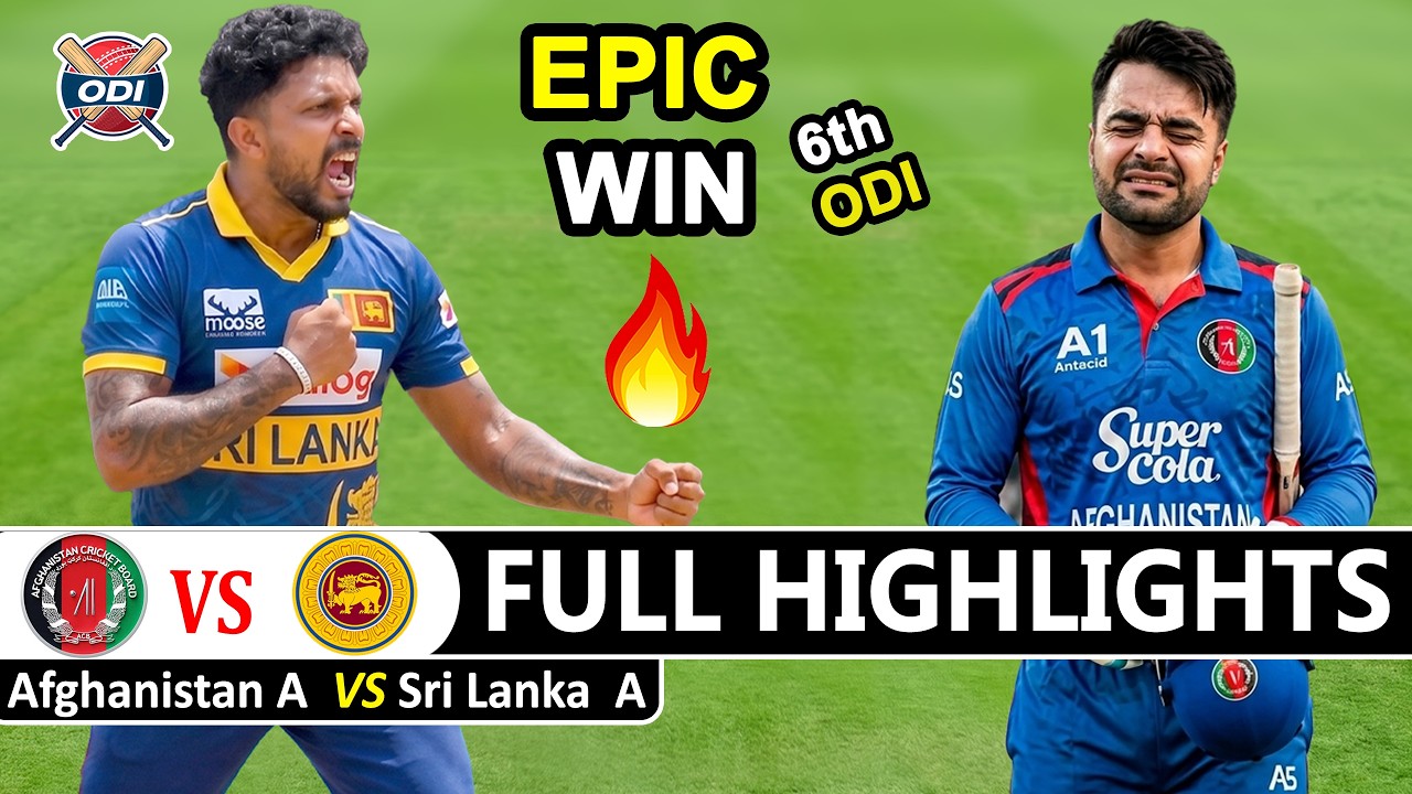 Sri Lanka A vs Afghanistan A Full Highlights | Tri-Nation A Series 2026 | SL A v AFG A
