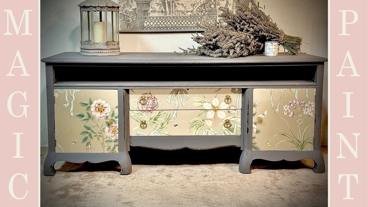 Как преобразить телевизионный шкаф с помощью красок Magic Paint! Chalk Paint® DIY Elisa&MagicPaint