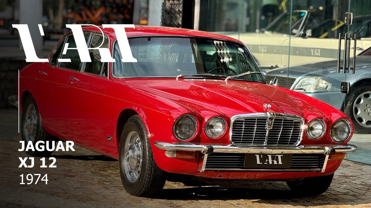 JAGUAR XJ 12 1974 - JAGUAR V12 - L'ART - CARROS ANTIGOS