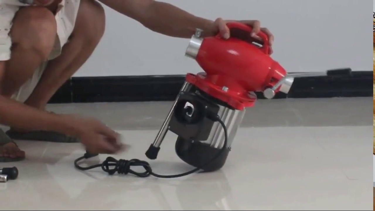 Installation video of the Sectional Pipe Drain Cleaning Machine