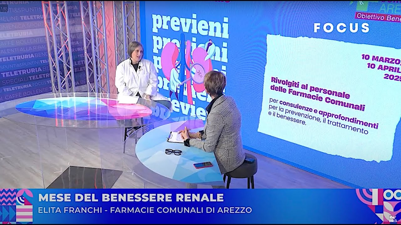 Mese del benessere renale presso le Farmacie Comunali Arezzo
